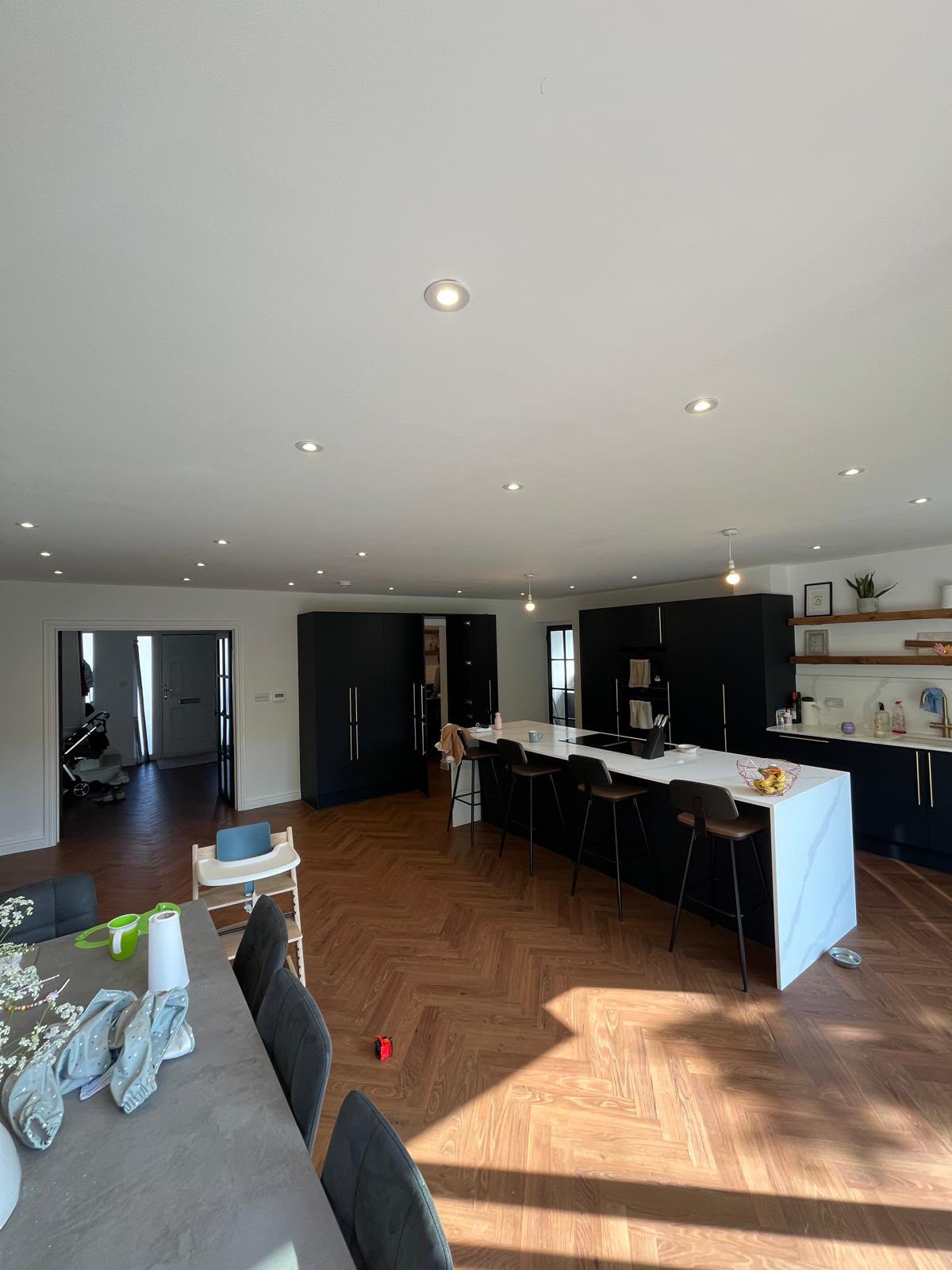 Room rewiring and electrical work